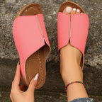 Exclusive Fashion Solid Wedge Sandals — White — Size Size36 — Alternate View 10