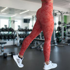 Exclusive Push Up Booty Leggings for Women ? Printed Gym Tights for Yoga & Workout ? Black and gray camo ? Size S ? Alternate View 8