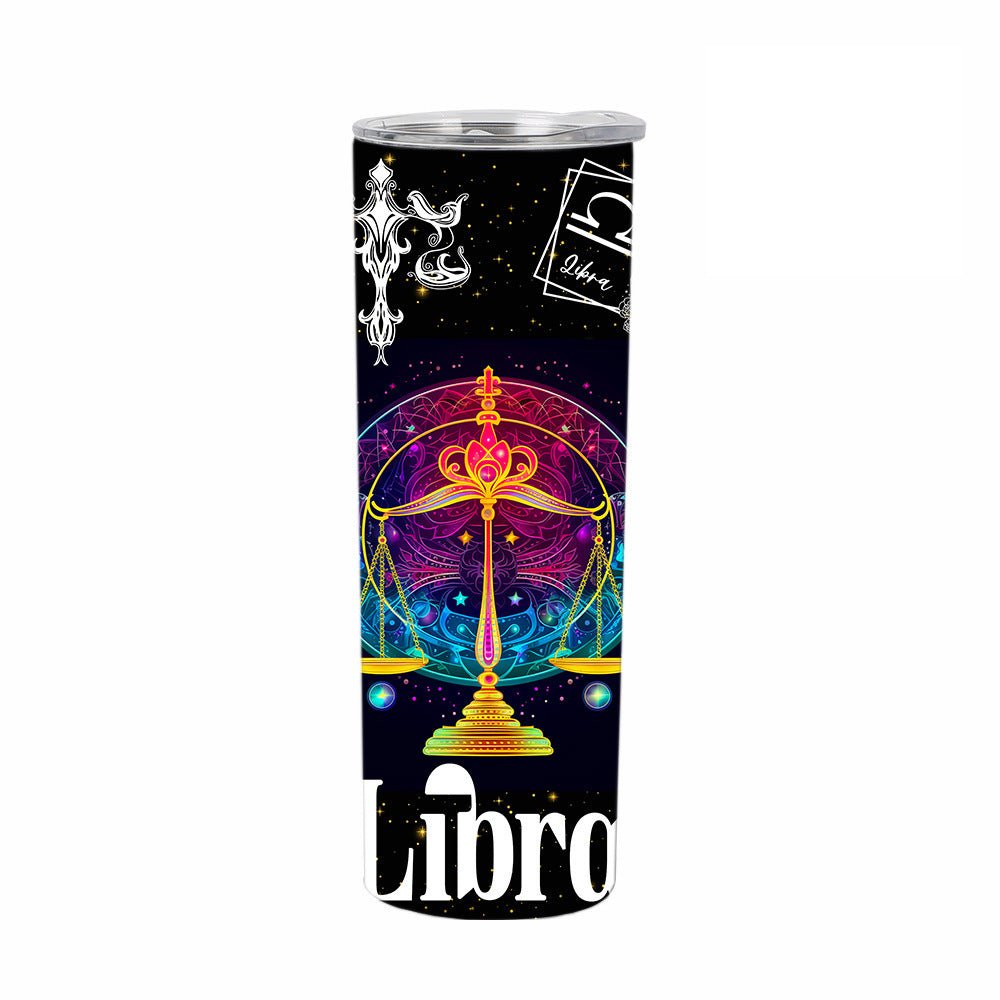 Exclusive 12 Constellation Straight Cup | Zodiac Glass Tumbler — Capricorn — Size 20oz — Alternate View 11