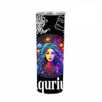 Exclusive 12 Constellation Straight Cup | Zodiac Glass Tumbler — Capricorn — Size 20oz — Alternate View 14