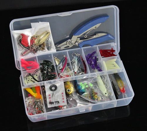 Exclusive 132 Pcs Fishing Lures Set — Side View