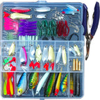 Exclusive 132 Pcs Fishing Lures Set — Front View