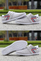 Exclusive Men's Soft-Soled Canvas Shoes ? Old Beijing Slip-On Leisure Loafers ? 39 ? Size Grey ? Alternate View 7