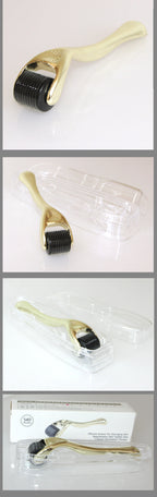 Exclusive 540 Microneedle Roller With Gold And Silver Handle — Golden — Size 0.25mm — Alternate View 7