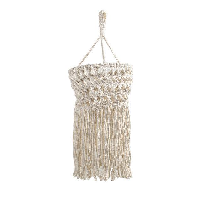 Exclusive 1Pc Handknitted Lampshade Macrame — A — Lifestyle View