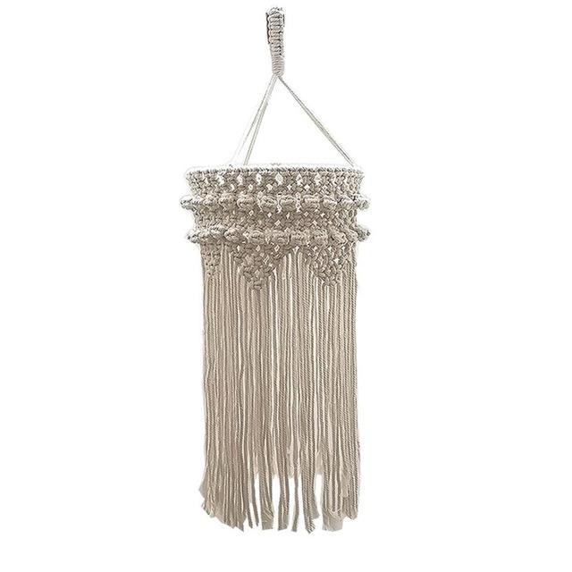 Exclusive 1Pc Handknitted Lampshade Macrame — A — Top View