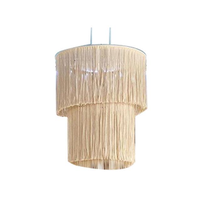 Exclusive 1Pc Handknitted Lampshade Macrame — A — Back View