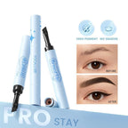 Exclusive 2 In 1 3D Eyebrow Gel Cream Eyeliner — BR01 — Front View