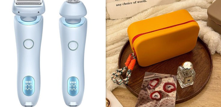 Exclusive 2 In 1 Hair Removal Epilator USB Rechargeable — Blue — Size USB — Alternate View 15