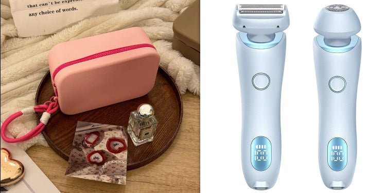 Exclusive 2 In 1 Hair Removal Epilator USB Rechargeable — Blue — Size USB — Alternate View 14
