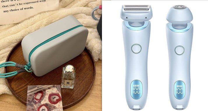 Exclusive 2 In 1 Hair Removal Epilator USB Rechargeable — Blue — Size USB — Alternate View 13