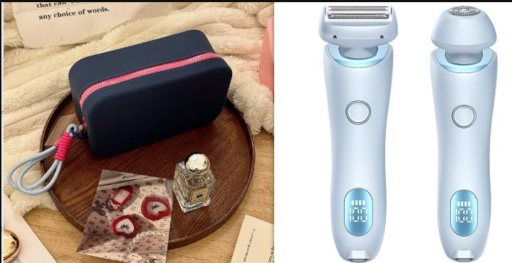 Exclusive 2 In 1 Hair Removal Epilator USB Rechargeable — Blue — Size USB — Alternate View 10