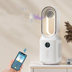 Exclusive Bladeless Fan | Portable & Quiet — Bluetooth — Size USB — Top View