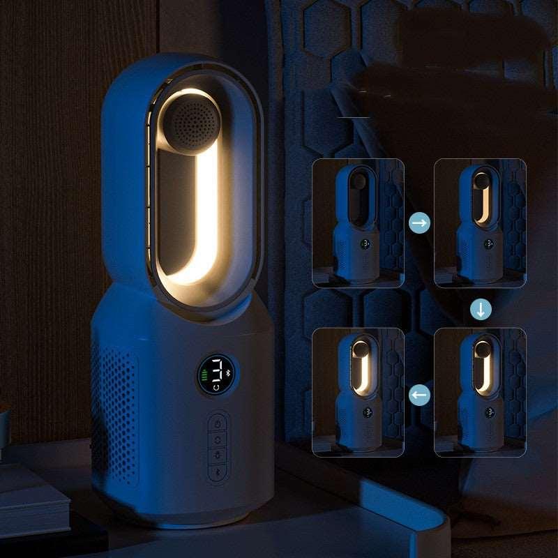 Exclusive Bladeless Fan | Portable & Quiet — Bluetooth — Size USB — Detail View