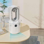 Exclusive Bladeless Fan | Portable & Quiet — Bluetooth — Size USB — Side View