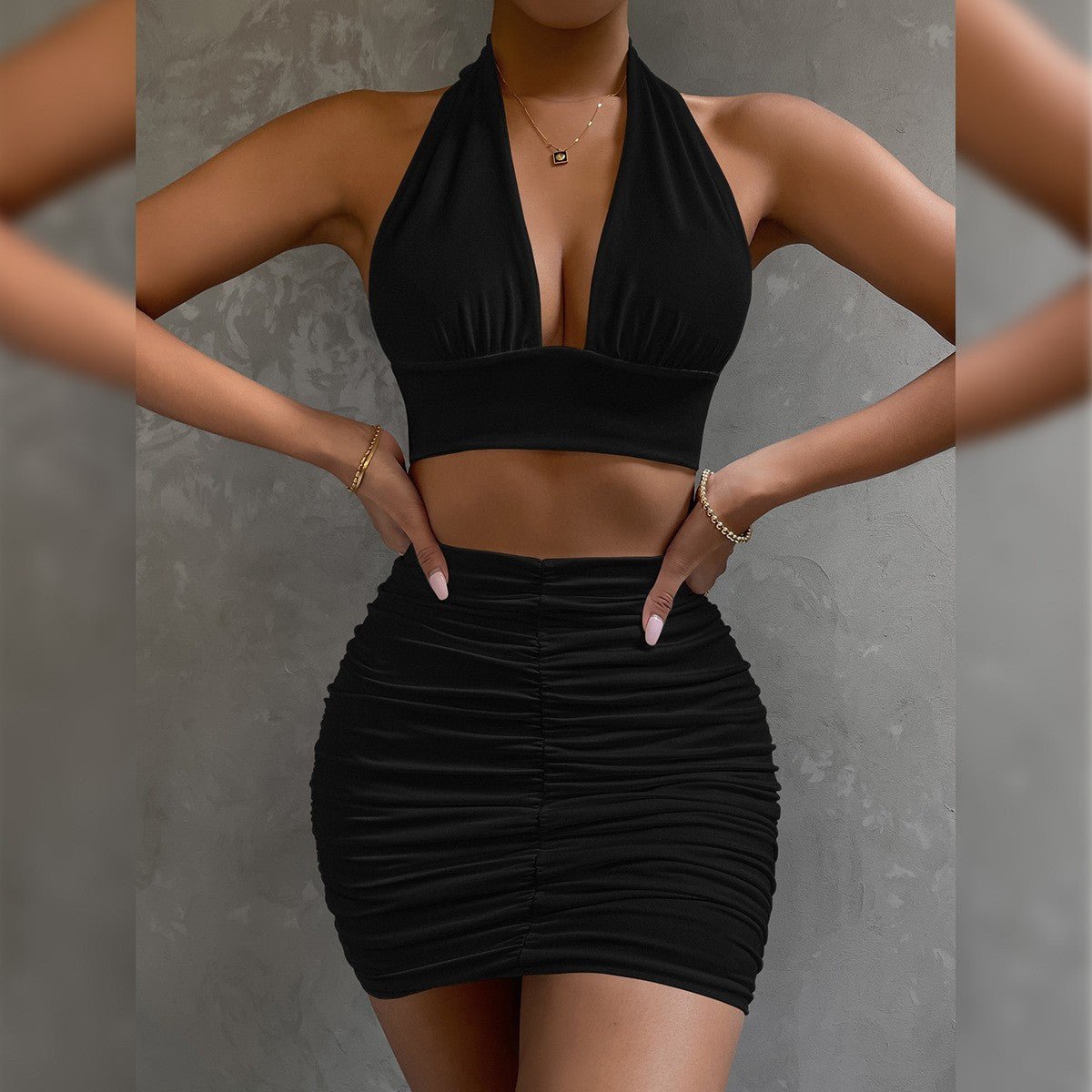 Exclusive Women's Dress Suits — White — Size XS — Top View