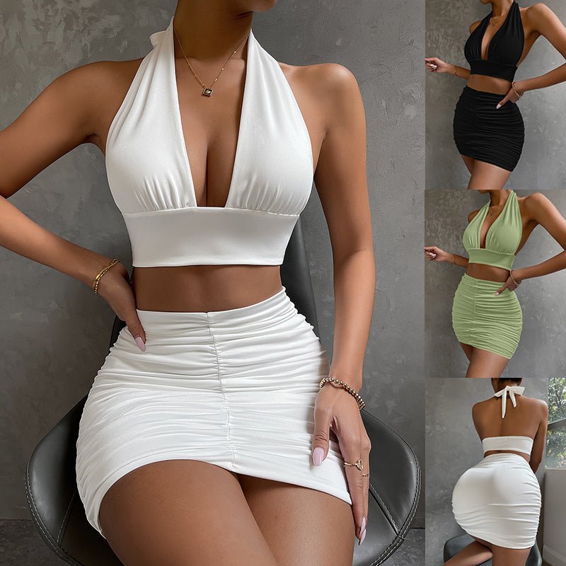 Exclusive Women's Dress Suits — White — Size XS — Front View
