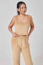 Exclusive 3 Piece Lounge Set — Camel — Size M — Alternate View 14