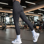 Exclusive Push Up Booty Leggings for Women ? Printed Gym Tights for Yoga & Workout ? Black and gray camo ? Size S ? Alternate View 11