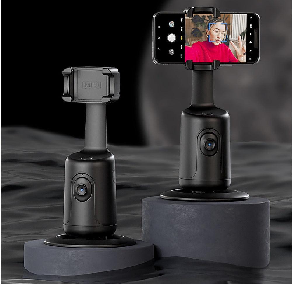 Exclusive 360 degrees AI intelligent face tracking system — Black — Back View