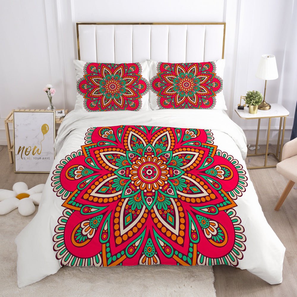 Exclusive 3D Digital Bedding Set | Bold Style & Cozy Comfort — A — Size Au Double 3pcs180x210 — Alternate View 8