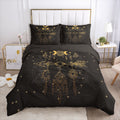 Exclusive 3D Digital Bedding Set | Bold Style & Cozy Comfort — A — Size Au Double 3pcs180x210 — Front View