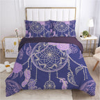 Exclusive 3D Digital Bedding Set | Bold Style & Cozy Comfort — A — Size Au Double 3pcs180x210 — Back View