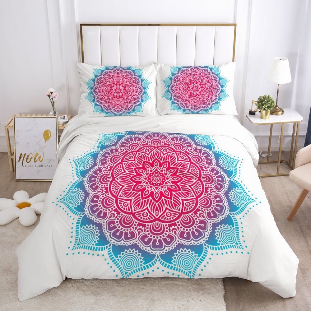 Exclusive 3D Digital Bedding Set | Bold Style & Cozy Comfort — A — Size Au Double 3pcs180x210 — Alternate View 7
