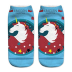 Exclusive 3D Digital Printing Socks | Vibrant & Comfortable — 1style — Back View