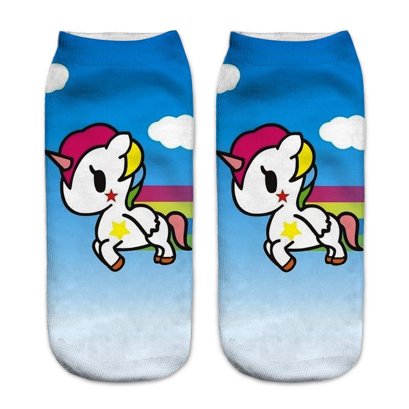 Exclusive 3D Digital Printing Socks | Vibrant & Comfortable — 1style — Alternate View 8
