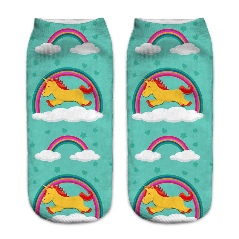 Exclusive 3D Digital Printing Socks | Vibrant & Comfortable — 1style — Alternate View 13