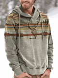 Exclusive 3D Hoodie Casual Men's Sweatshirt — As shown — Size 2XL — Front View