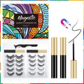 Exclusive 3d Magnet Eyelashes Thick Natural Eyelashes — A — Front View