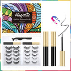 Exclusive 3d Magnet Eyelashes Thick Natural Eyelashes — A — Front View