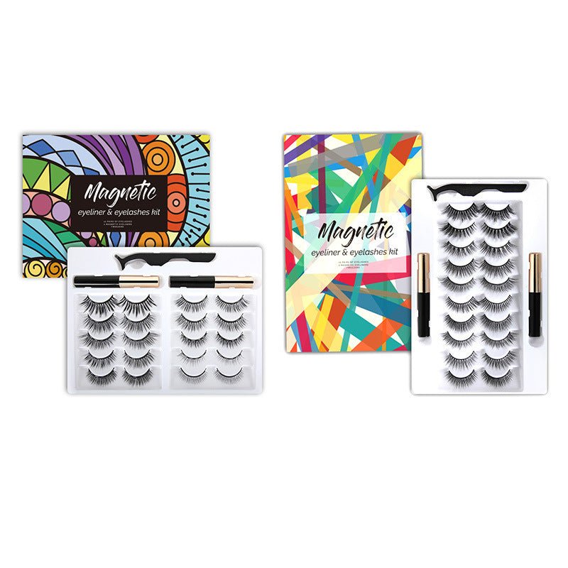 Exclusive 3d Magnet Eyelashes Thick Natural Eyelashes — A — Detail View
