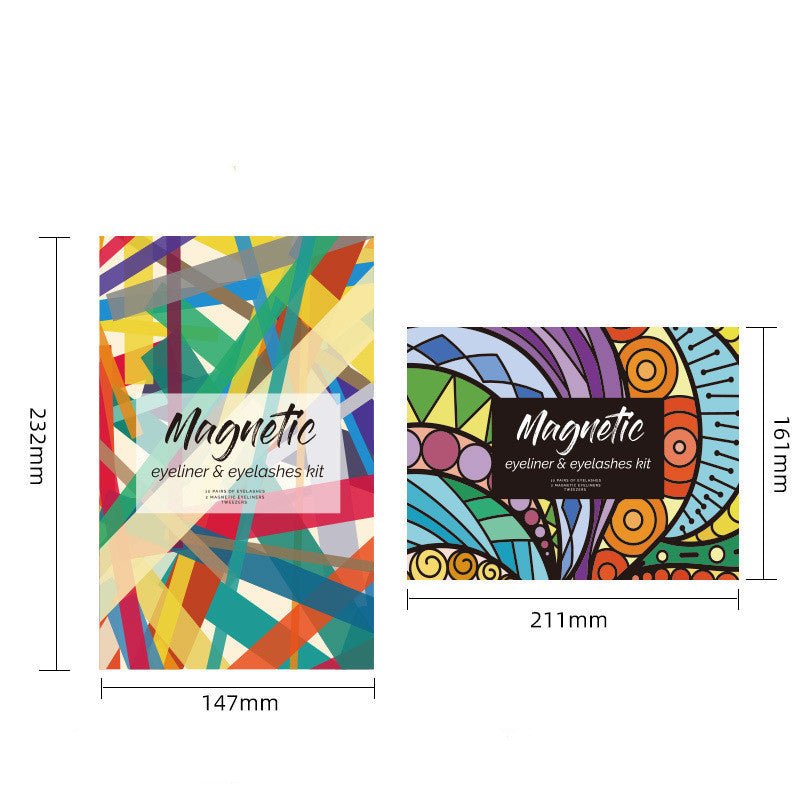 Exclusive 3d Magnet Eyelashes Thick Natural Eyelashes — A — Side View