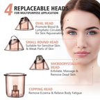 Exclusive 4 in 1 Body Guasha Cupping Blackhead Remover — Black — Alternate View 16