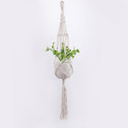 Exclusive 4 Pack - Macrame Plant Hangers & Shelf — 14style — Alternate View 10