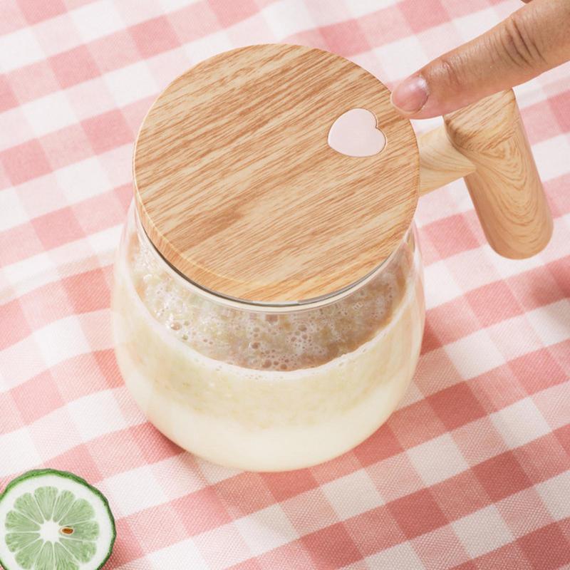 Exclusive 400ML Self Stirring Coffee Mug — Champagne Gold — Size 400ml — Lifestyle View