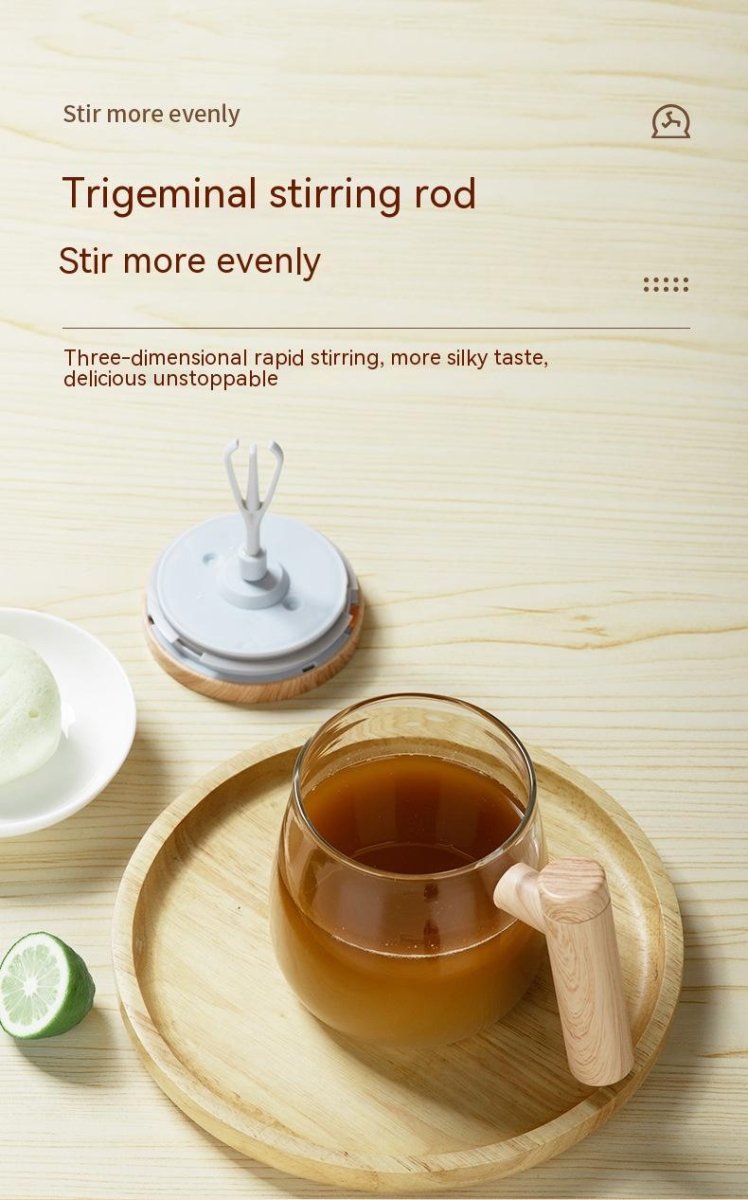 Exclusive 400ML Self Stirring Coffee Mug — Champagne Gold — Size 400ml — Alternate View 28