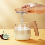 Exclusive 400ML Self Stirring Coffee Mug — Champagne Gold — Size 400ml — Detail View