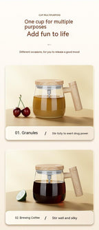Exclusive 400ML Self Stirring Coffee Mug — Champagne Gold — Size 400ml — Alternate View 23