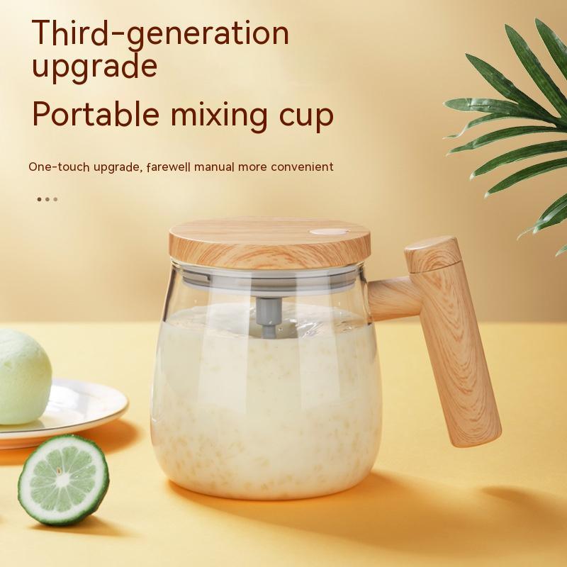Exclusive 400ML Self Stirring Coffee Mug — Champagne Gold — Size 400ml — Alternate View 8