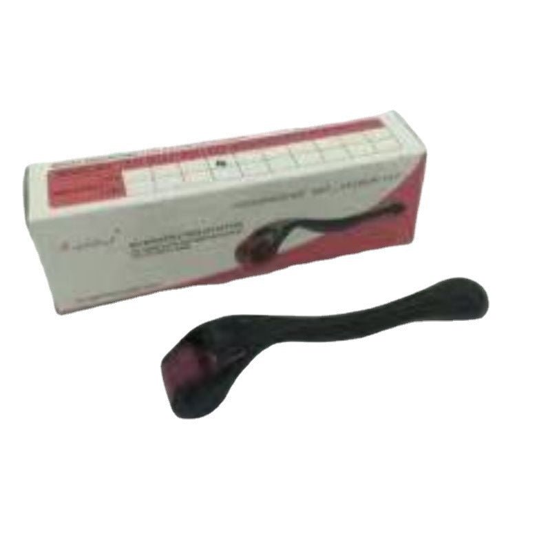 Exclusive 540 Microneedle Roller Beauty — Black purple — Size 0.25mm — Side View