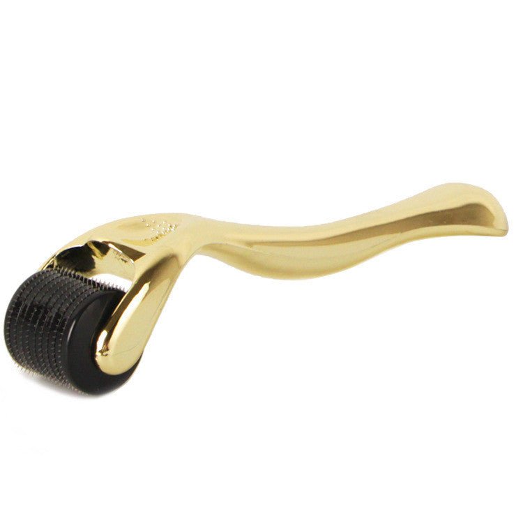 Exclusive 540 Microneedle Roller With Gold And Silver Handle — Golden — Size 0.25mm — Lifestyle View