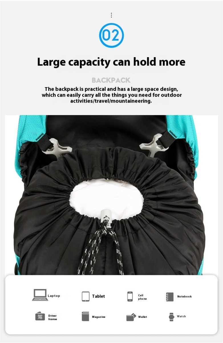 Exclusive 60 Liters Large Capacity Backpack — Orange — Size 60L — Alternate View 17