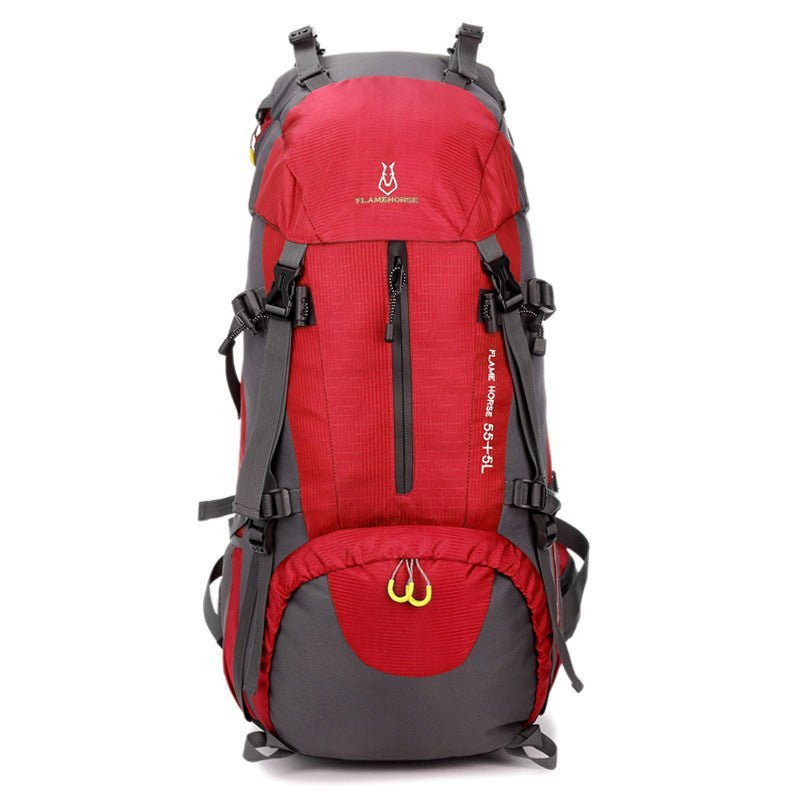 Exclusive 60L large capacity travel backpack — Blue — Alternate View 10