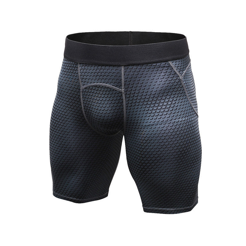 Exclusive Men's Compression Gym Set ? Muscle Fit Athletic Shirt, Shorts & Leggings ? Blue ? Size XL ? Width Long ? Alternate View 18