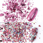 Exclusive 8 Box Mix Glitter Nail Art Powder Flakes Set — 10color — Alternate View 11