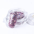 Exclusive 8 Box Mix Glitter Nail Art Powder Flakes Set — 10color — Alternate View 7
